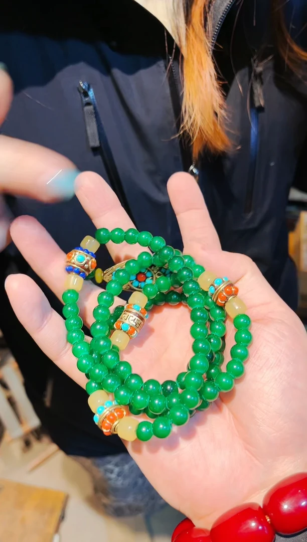 【闪购商品】翡翠颈饰未镶嵌七七精品专属链接53