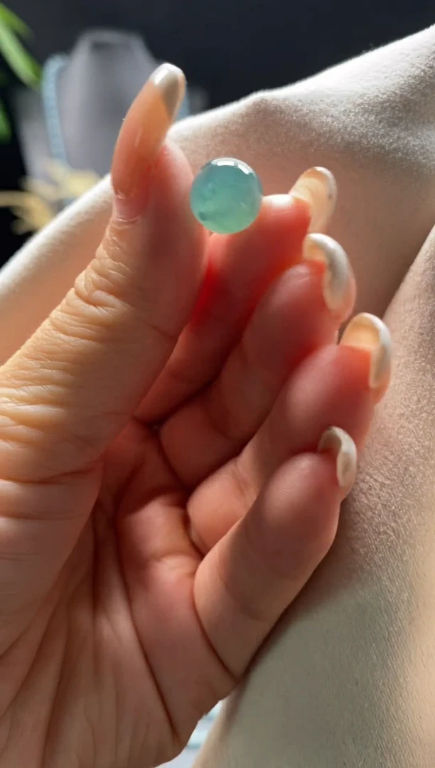 未镶嵌手链翡翠散珠卡10MM圆珠