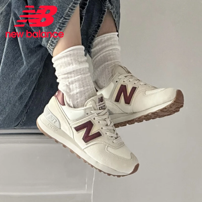 New Balance 欧若风运动跑步鞋高级感百搭鞋子女士休闲鞋WL574RCF