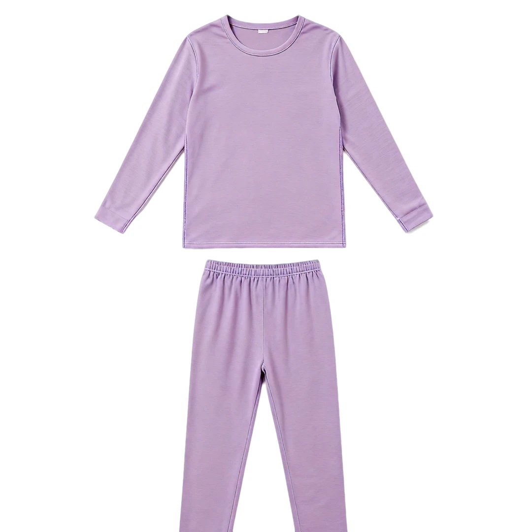 梦燕秋冬女款锁温柔软纯色时尚御寒保暖舒适内衣套装DF26B5003D