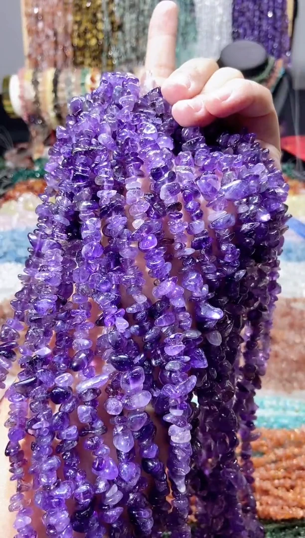 未镶嵌珠宝半成品水晶紫水晶