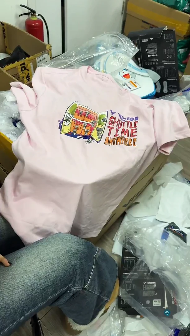 微瑕正品球拍球服球包      65  粉色短袖XL