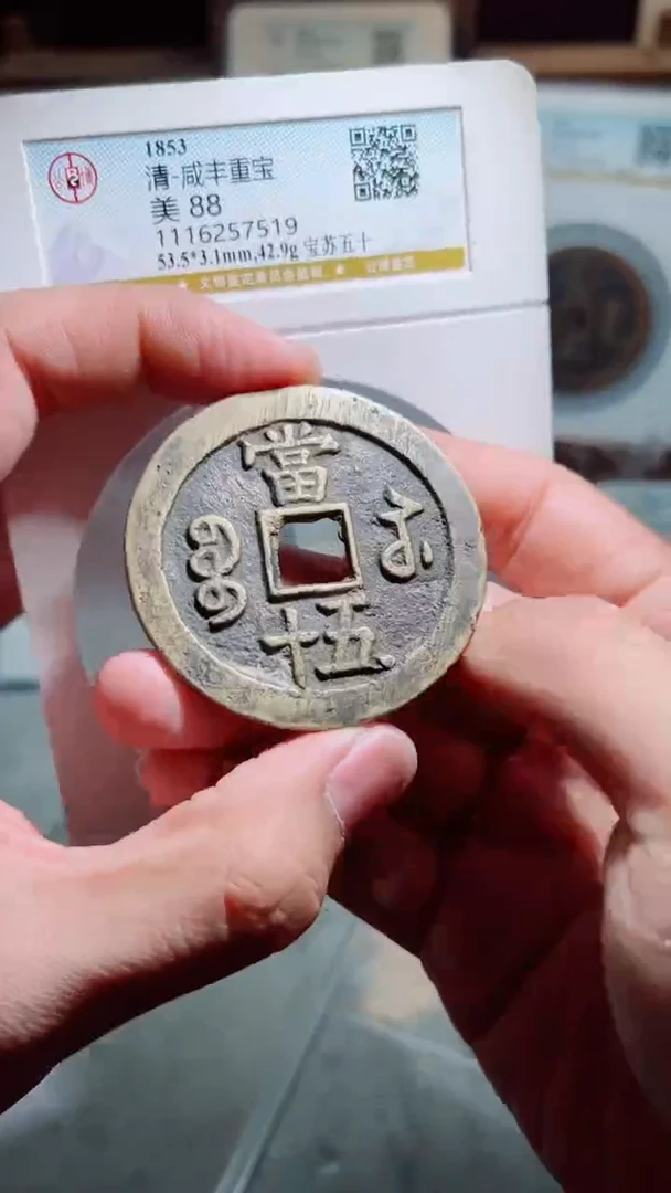 【闪购商品】铜咸丰重宝宝苏五十