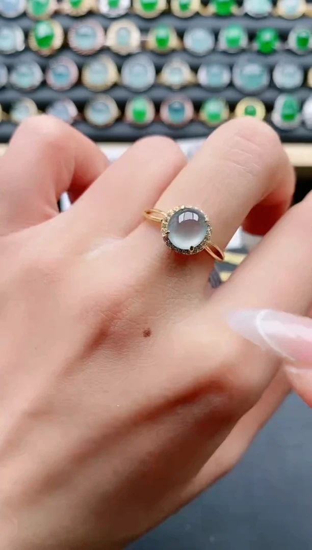 【闪购商品】翡翠戒指银S925镶嵌1111111111