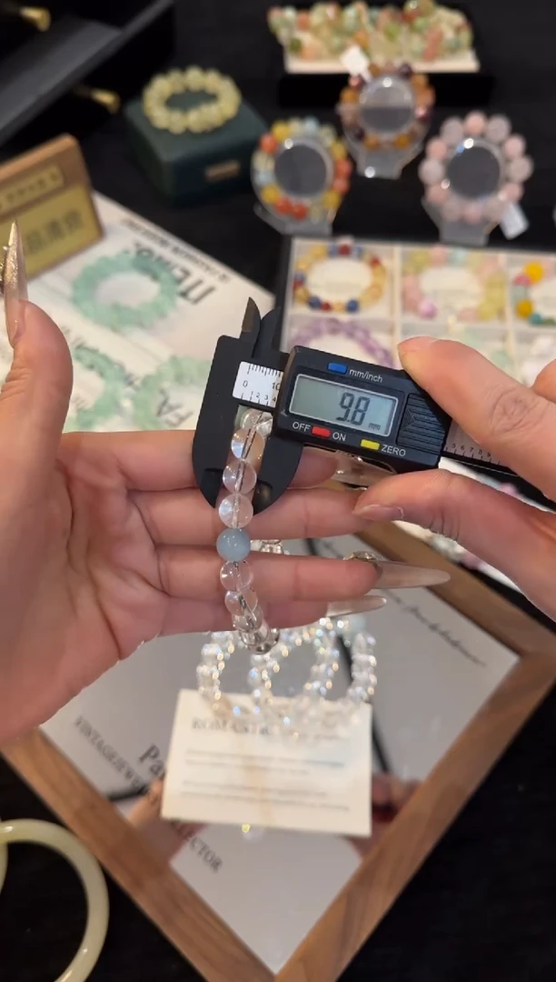 合金手链水晶白水晶手链x2979