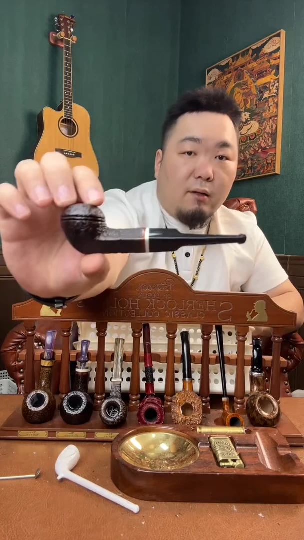石楠木木雕款意大利进口石楠木烟斗