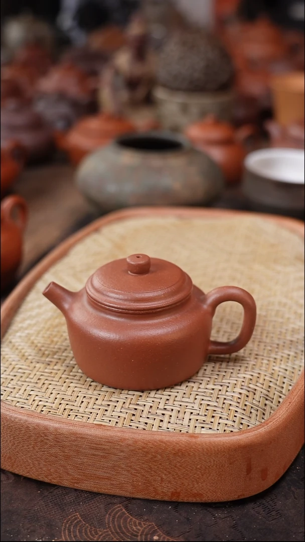 茶壶紫砂C*微瑕降坡泥德钟壶