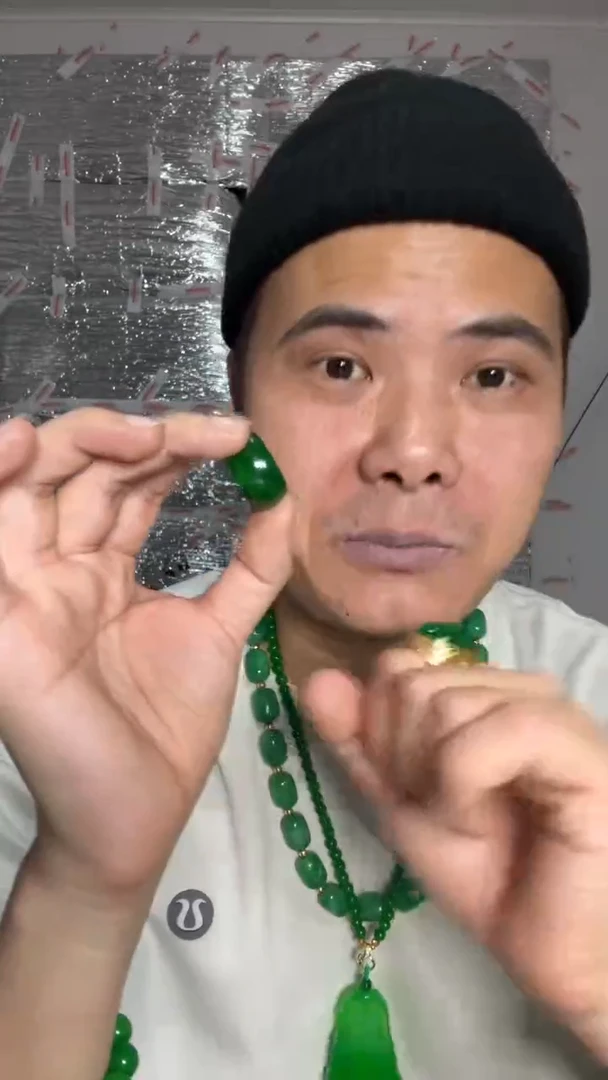 未镶嵌戒指翡翠【小伍甄选福利】满绿戒圈扳指