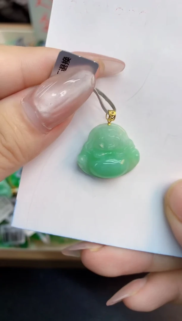 翡翠未镶嵌吊坠(不含链)1