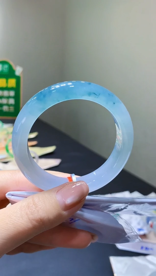 未镶嵌手镯翡翠k62天然A货缅甸翡翠57.5总价20万定金2万