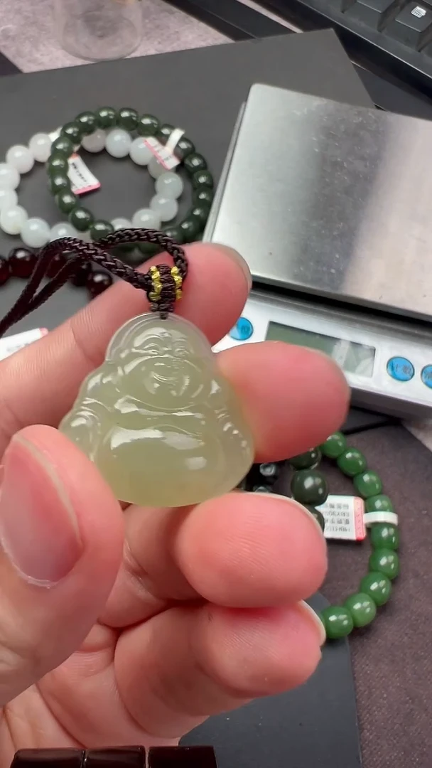 和田玉未镶嵌颈饰HBHT1022佛公