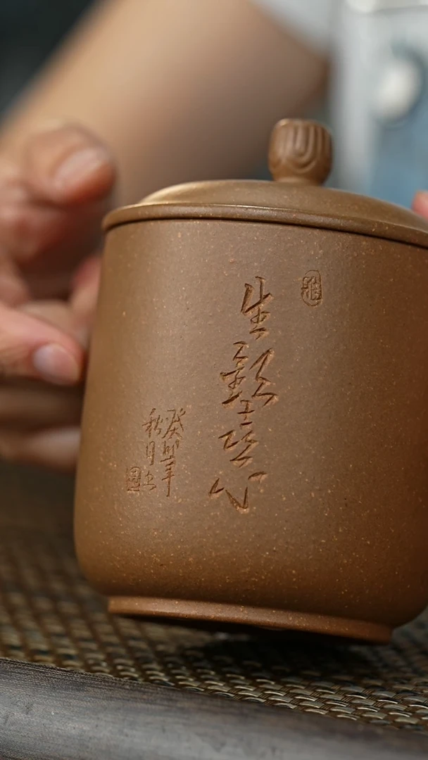 茶壶紫砂生欢喜亲-老段泥