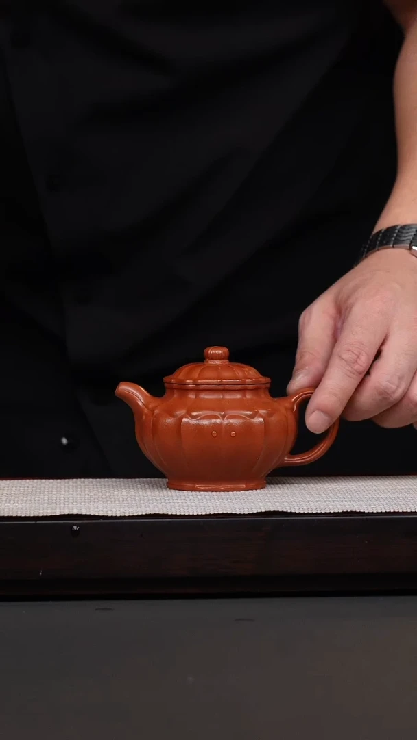 茶壶紫砂朱泥锦囊掇只