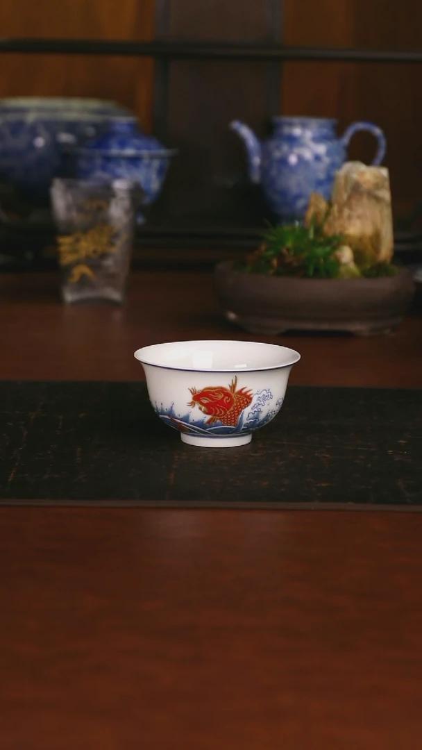 景德镇手工手绘18（微瑕）