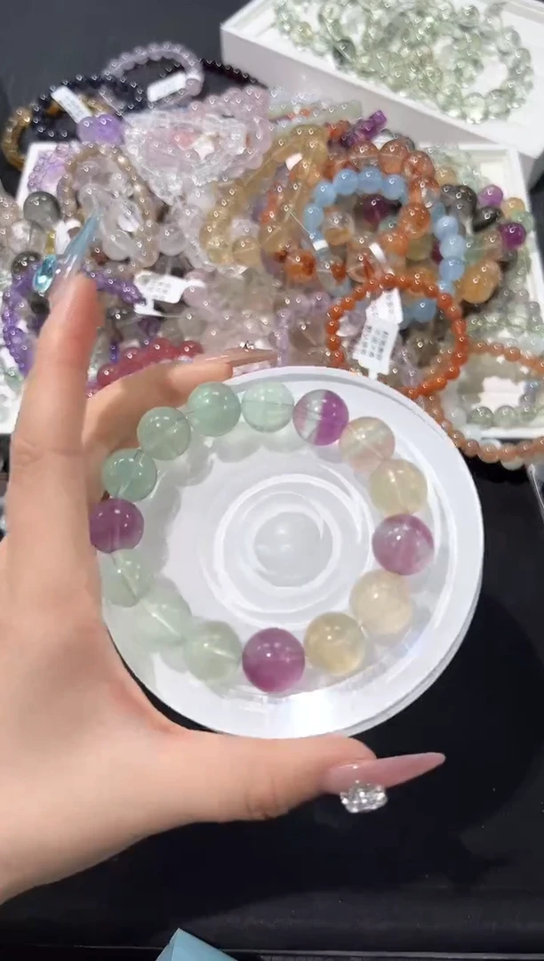 水晶手串未镶嵌67m多样性发其一【1条】默认微瑕