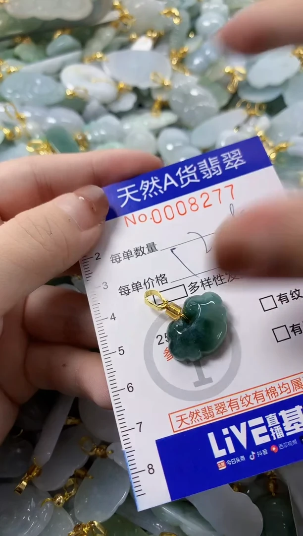 颈饰未镶嵌翡翠天然A货翡翠