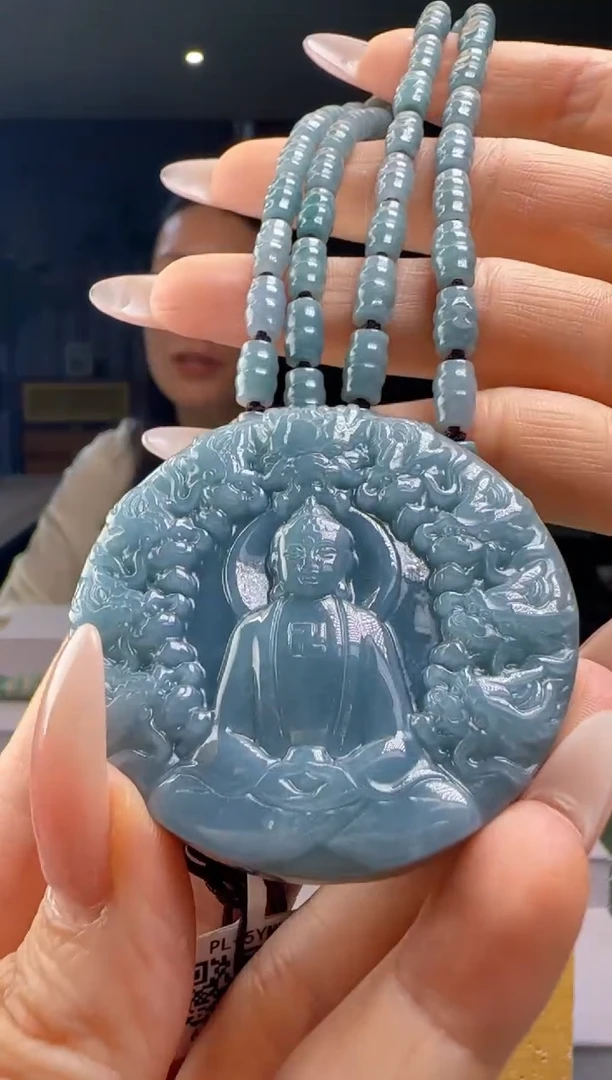 翡翠未镶嵌吊坠(赠链)多样性发其一YJ@@60B7J03757