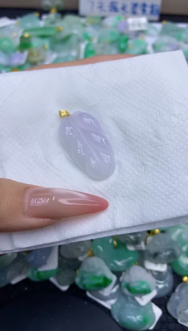 颈饰未镶嵌翡翠天然缅甸A货翡翠