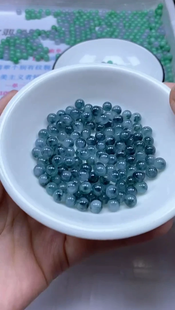 颈饰未镶嵌翡翠C****^雪欣散珠定制diy