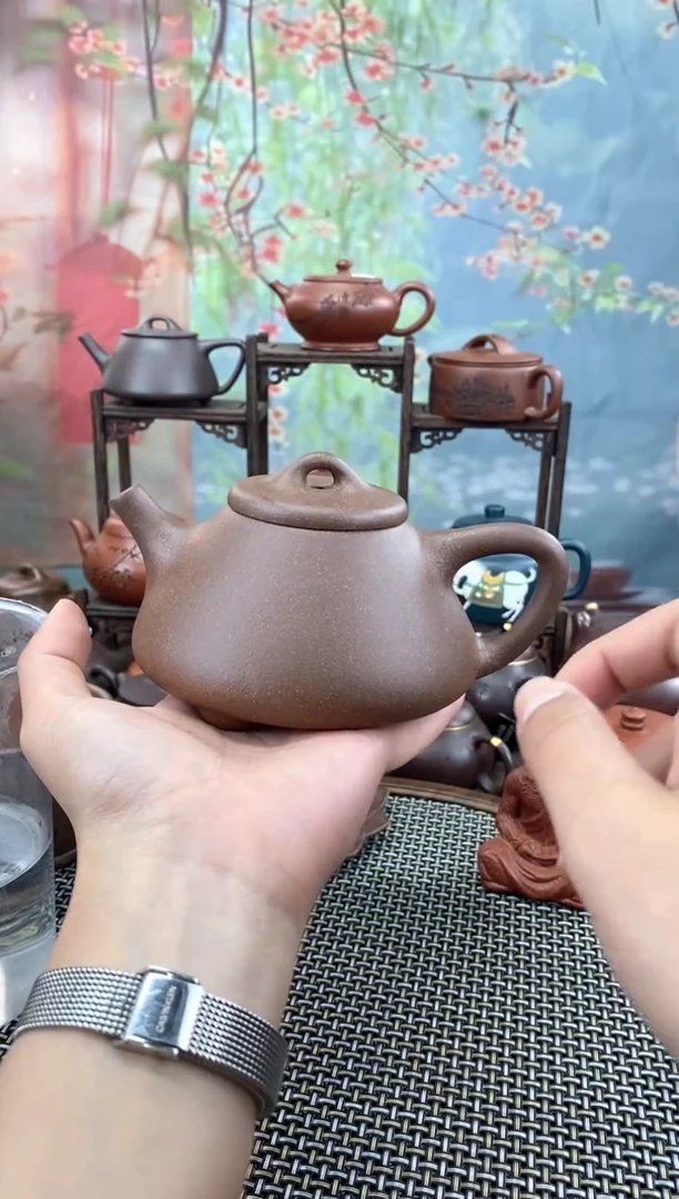 茶壶紫砂降坡泥石瓢300cc