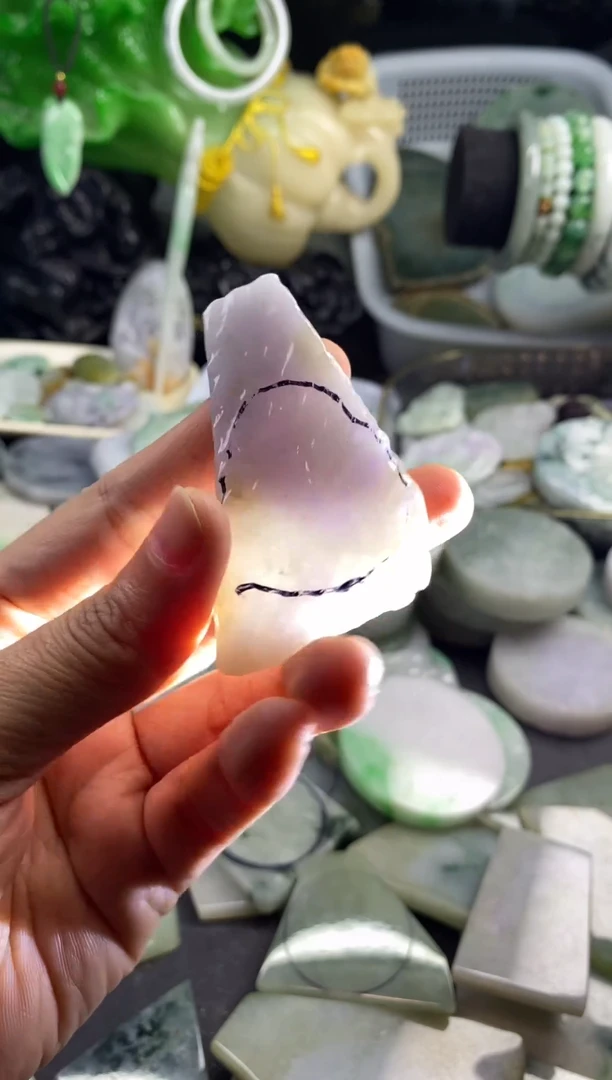 散珠翡翠A货翡翠28