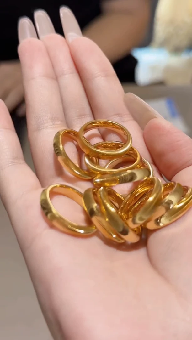 铜合金无126-猫眼丝光戒（下单备注指围6-7-8）