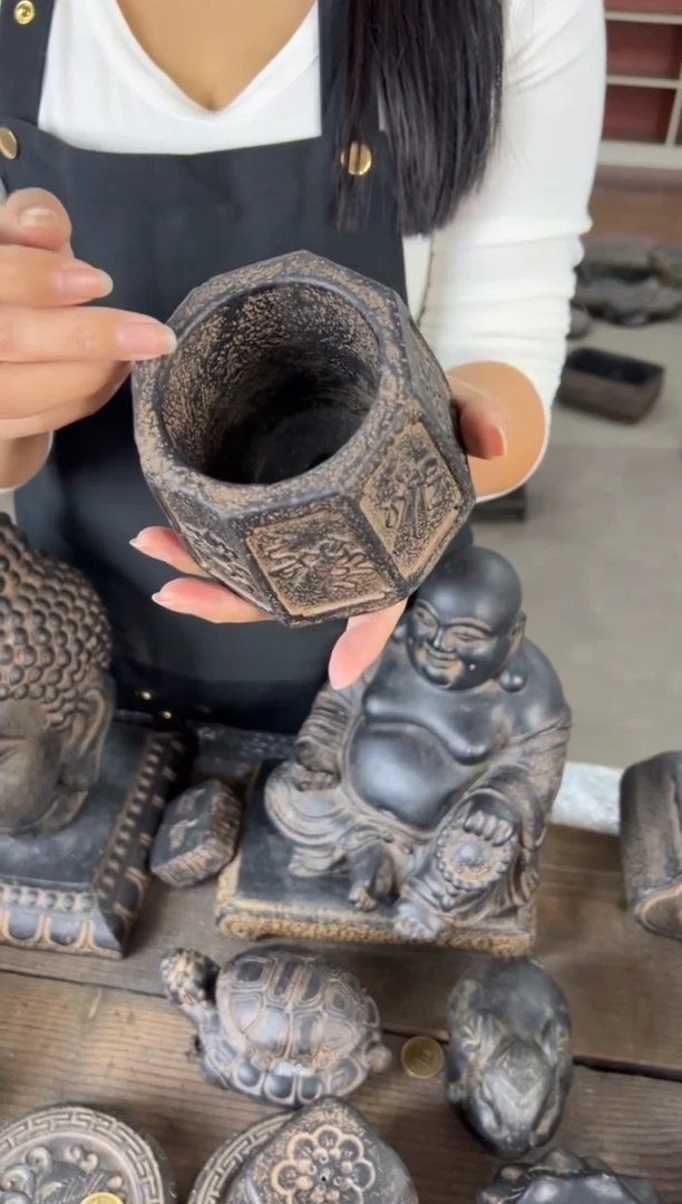 陶土【火山泥】八宝井