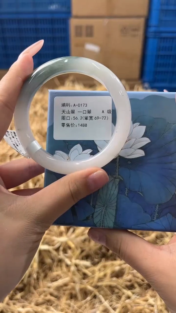 未镶嵌手镯石英质玉A-0173