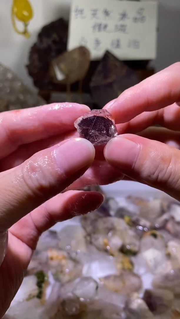 未镶嵌珠宝半成品水晶94号高透四川超七花园水晶