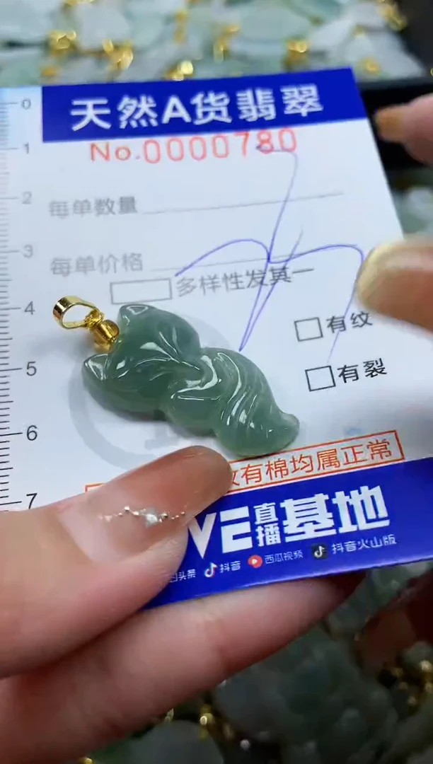 颈饰未镶嵌翡翠天然A货翡翠