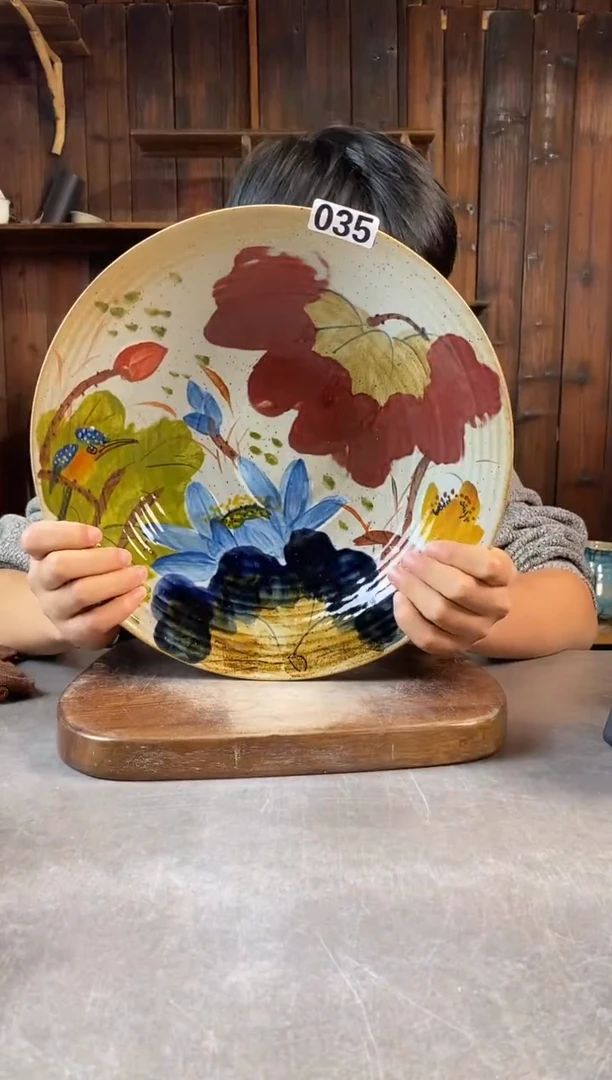 碗035，手工手绘，超值陶瓷