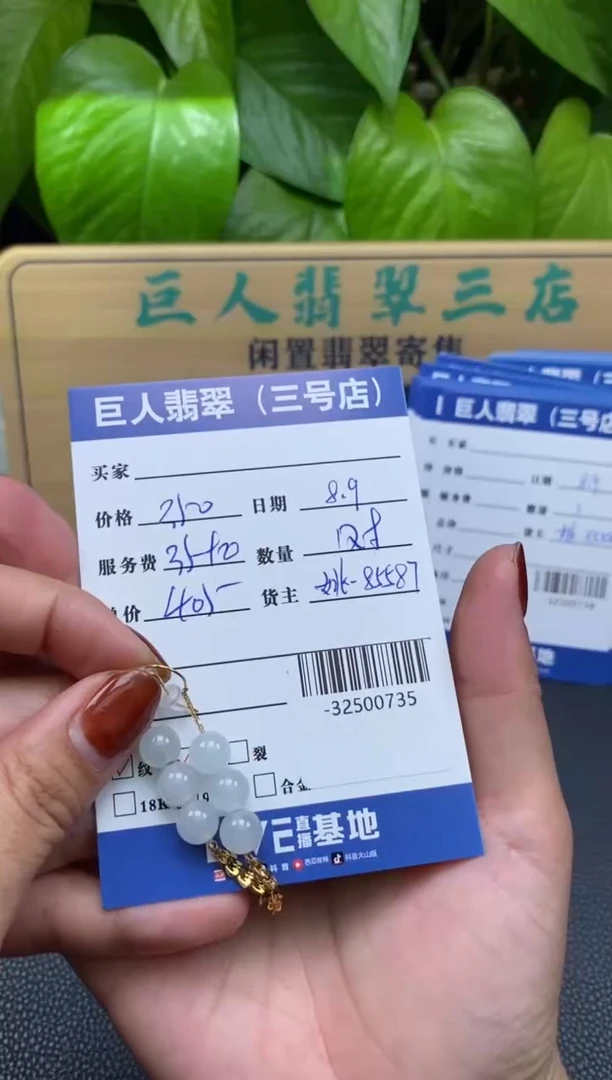 翡翠18K金镶嵌颈饰多人-32500735