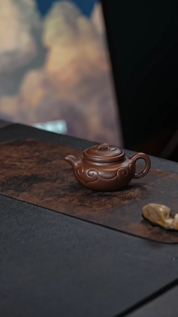 【闪购商品】紫砂茶壶仿古如意