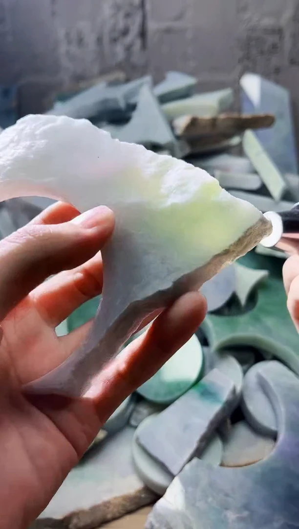 裸石翡翠翡翠a货正品玉石陈720