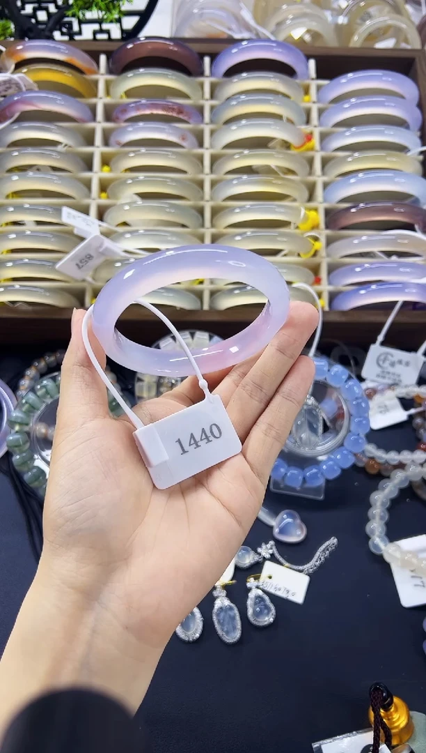 玛瑙/玉髓手镯未镶嵌64-1440卡牌13-9.0