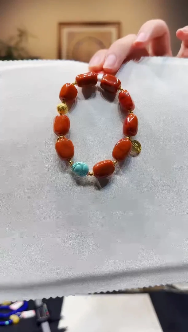 未镶嵌手链南红玛瑙手链