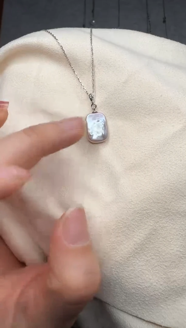 【闪购商品】淡水珍珠颈饰银S925镶嵌女神节特惠项链