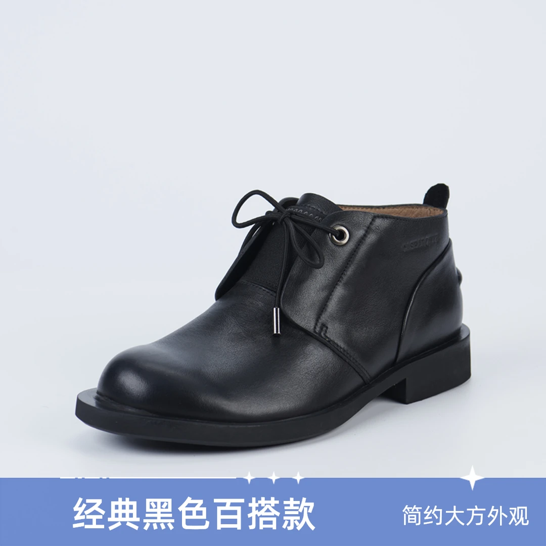 DS1910-20男女同款商务休闲真皮皮鞋