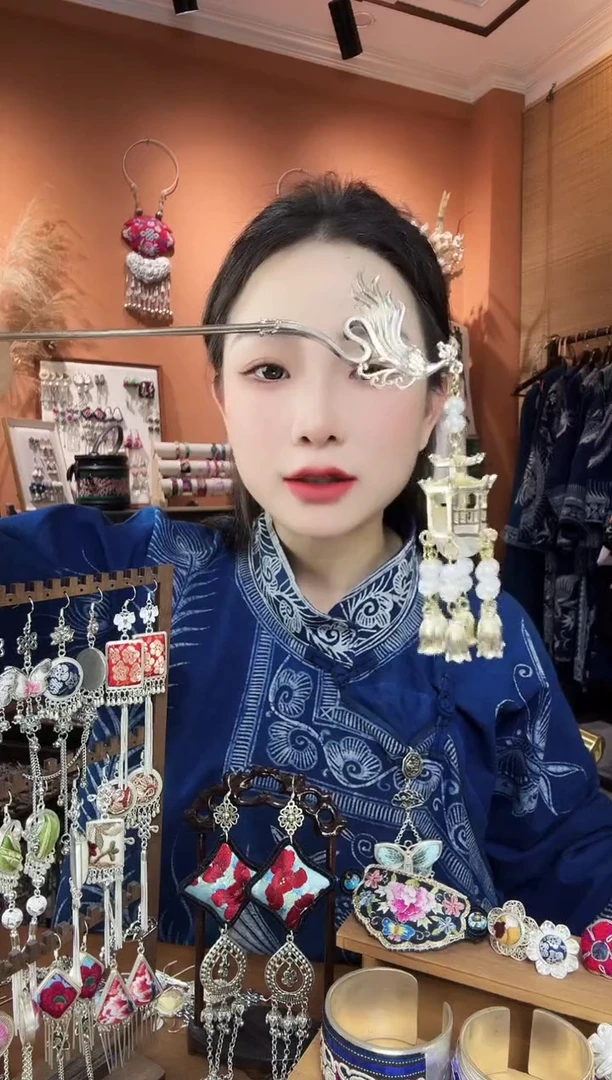 刺绣纯手工民族风发簪