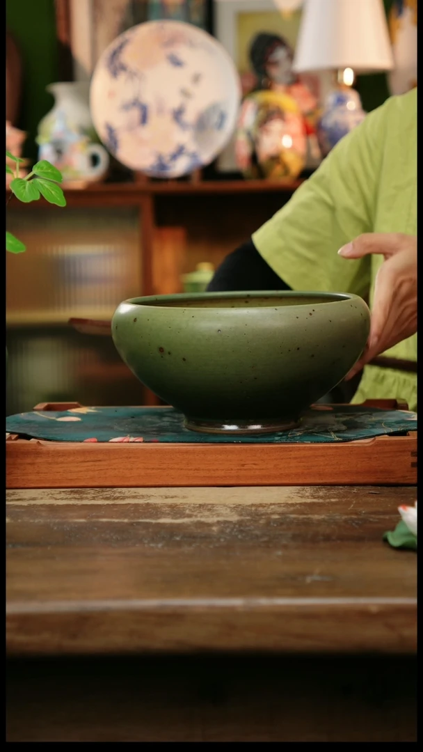 瓷片景德镇纯手工釉下彩精品茶具水杯
