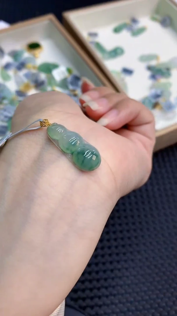 【闪购商品】翡翠颈饰18K金镶嵌            8