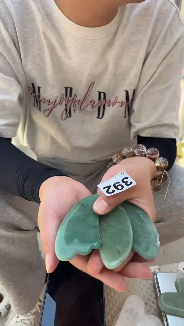 摆件未镶嵌水晶绿刮