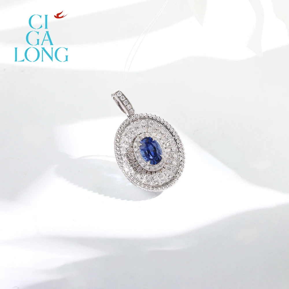 CIGALONG蓝宝石项链3245