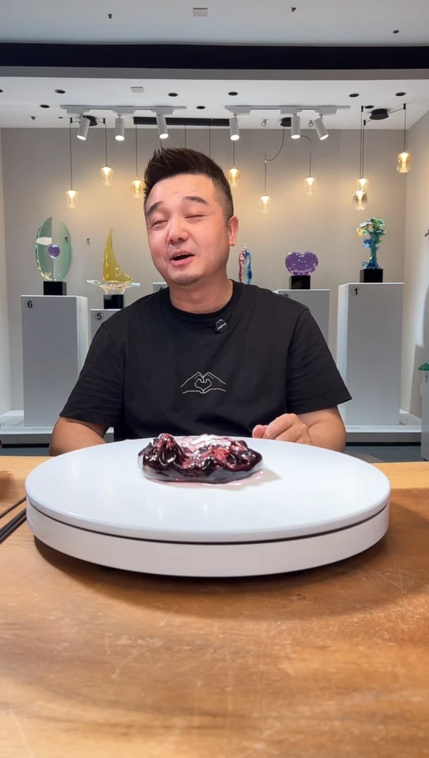 茶宠山河 烟灰缸 紫色