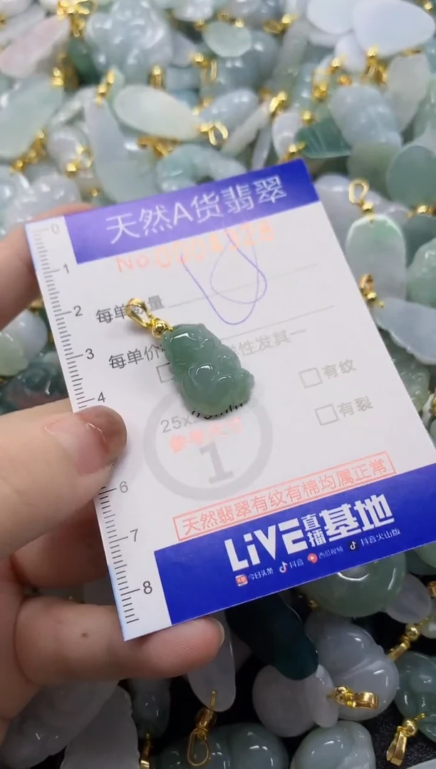 颈饰未镶嵌翡翠天然a货翡翠