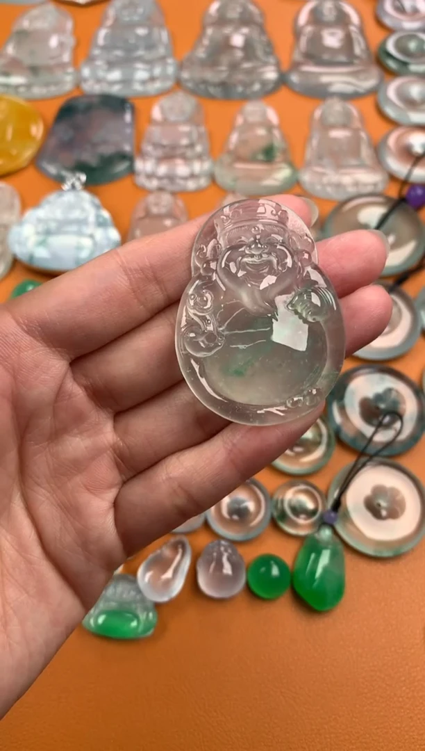 【闪购商品】翡翠颈饰未镶嵌46.3-34.8-7.5