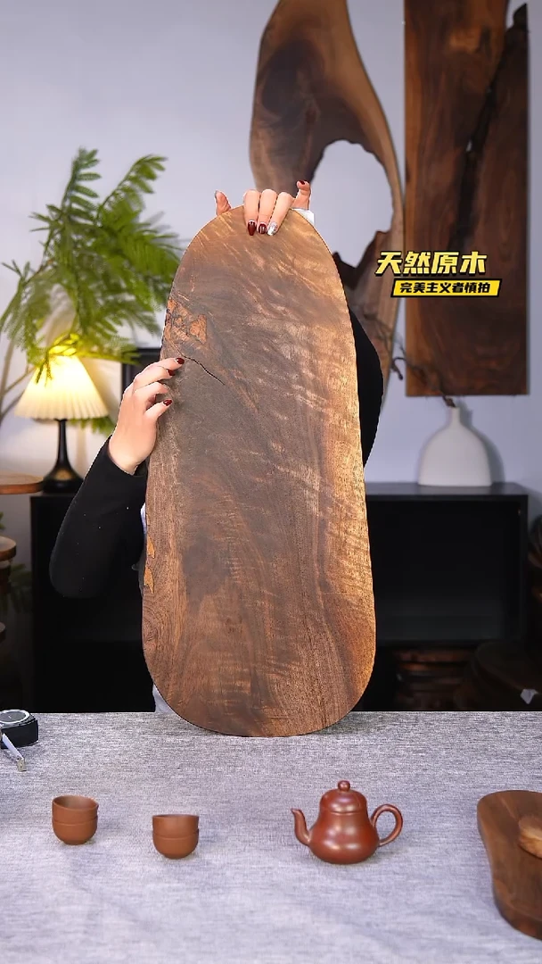 木北美黑胡桃原木.干裂疤结不属于商品质量问题完美主义者慎拍
