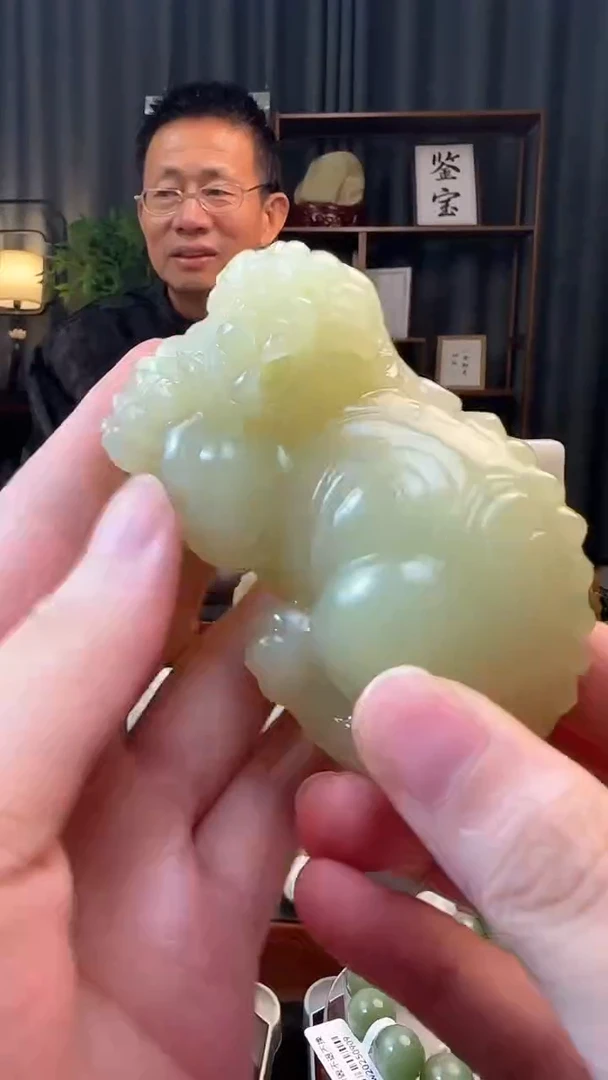 吊坠(不含链)未镶嵌和田玉手把件