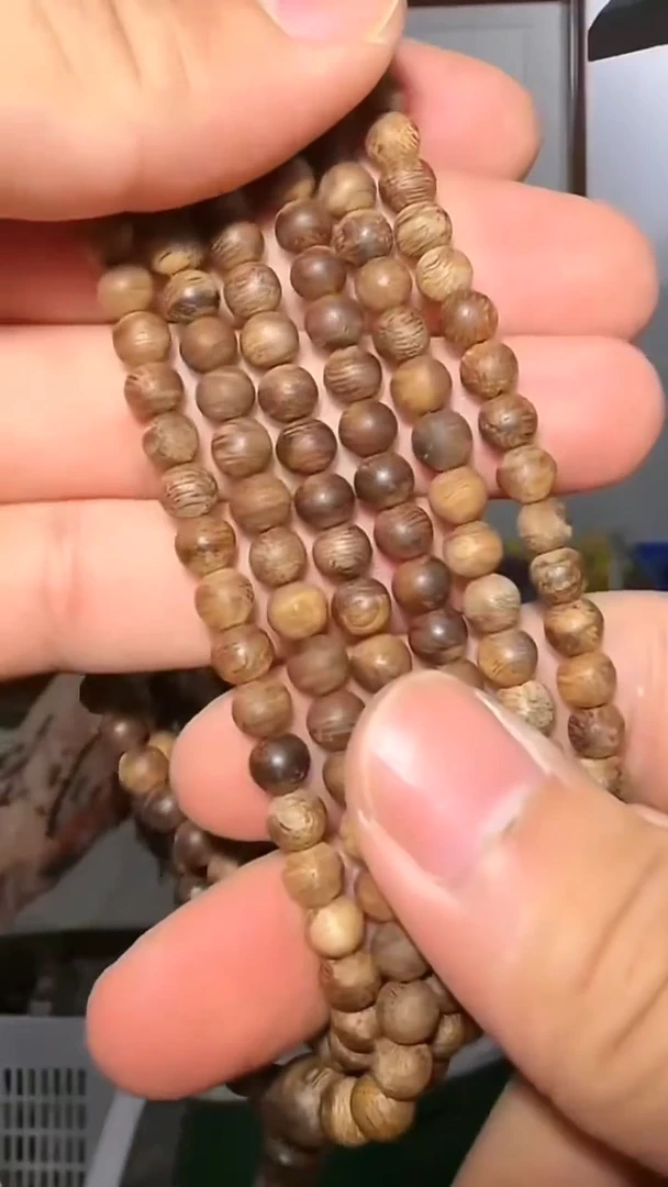 沉香手串b1号海南黑油阁长串10g0.6多样性发一