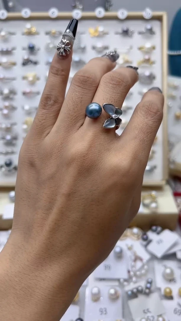 【闪购商品】淡水珍珠戒指合金0.0